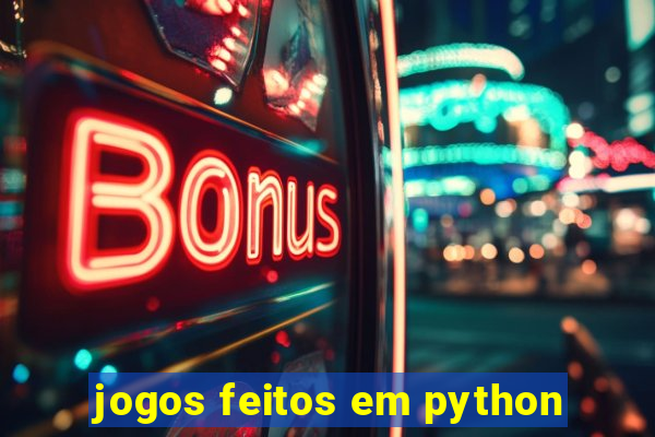 jogos feitos em python